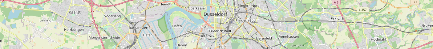 Karte von Düsseldorf